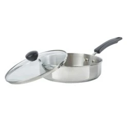 Dunelm Stainless Steel Covered 24cm Saute Pan -Kitchen Warehouse 1000035667 alt02