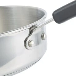 Dunelm Stainless Steel Covered 24cm Saute Pan -Kitchen Warehouse 1000035667 alt03