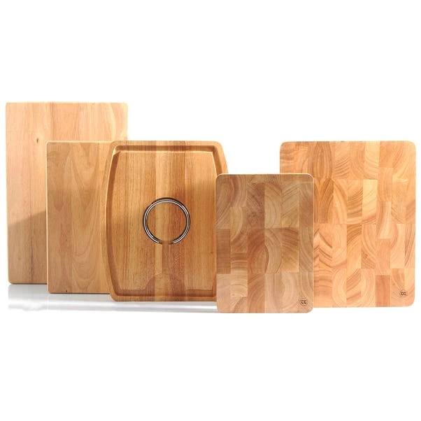 T&G Woodware T&G Hevea Large End Grain Wood Chopping Board 4 T&G Woodware T&G Hevea Large End Grain Wood Chopping Board - Image 2