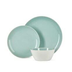 Dunelm Lulworth Seafoam 12 Piece Dinner Set 8 Dunelm Lulworth Seafoam 12 Piece Dinner Set -Kitchen Warehouse 1000140894 alt04