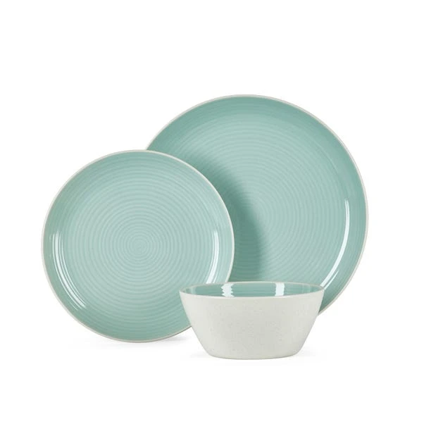 Dunelm Lulworth Seafoam 12 Piece Dinner Set 5 Dunelm Lulworth Seafoam 12 Piece Dinner Set - Image 3
