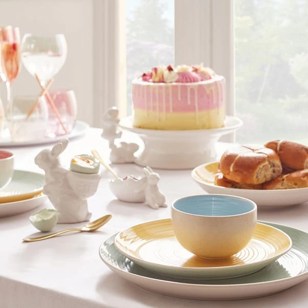 Dunelm Lulworth Seafoam 12 Piece Dinner Set 6 Dunelm Lulworth Seafoam 12 Piece Dinner Set - Image 4