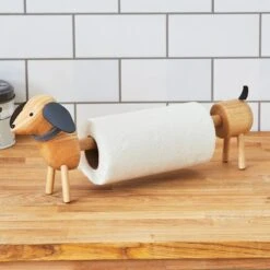 Dunelm Bertie Sausage Dog Kitchen Roll Holder -Kitchen Warehouse 1000160321 alt02
