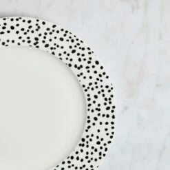 Dunelm Dottie Black 12 Piece Dinner Set -Kitchen Warehouse 1000167957 alt02