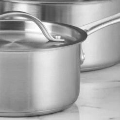 Dunelm Brushed 3 Piece Pan Set 10 Dunelm Brushed 3 Piece Pan Set -Kitchen Warehouse 1000181917 alt02