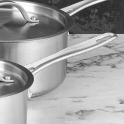 Dunelm Brushed 3 Piece Pan Set 12 Dunelm Brushed 3 Piece Pan Set -Kitchen Warehouse 1000181917 alt04