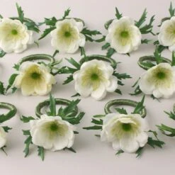 Dunelm Set Of 12 Anemone Napkin Rings 7cm -Kitchen Warehouse 1000182745 alt02
