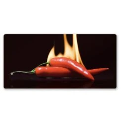 Dunelm Hot Chilli Black Hob Cover -Kitchen Warehouse 30071221 alt02