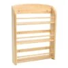 T&G Woodware T&G Wooden Scimitar 18 Jar Wall Spice Rack