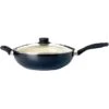 Dunelm Black Ceramic Lidded 32cm Wok 1 Dunelm Black Ceramic Lidded 32cm Wok -Kitchen Warehouse 30165947