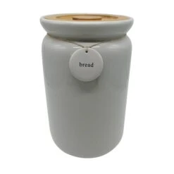 Dunelm Grey Hang Tag Bread Bin