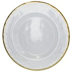 Dunelm Gold Rim Glass Charger Plate -Kitchen Warehouse 30462392 alt01