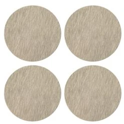 Dunelm Set Of 4 Campagne Faux Leather Placemats