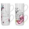 Dunelm Set Of 4 Heavenly Hummingbird Stackable Mugs -Kitchen Warehouse 30627592