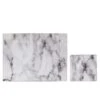 Dunelm Set Of 4 White Marble Effect Placemats & Coasters -Kitchen Warehouse 30648845