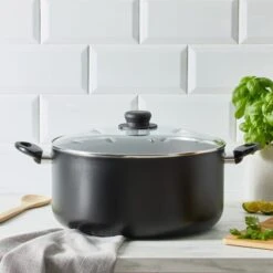 Dunelm Essentials Aluminium 32cm Stock Pot