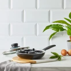 Dunelm Essentials Aluminium Egg Poacher