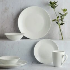 Dunelm Purity 16 Piece Dinner Set