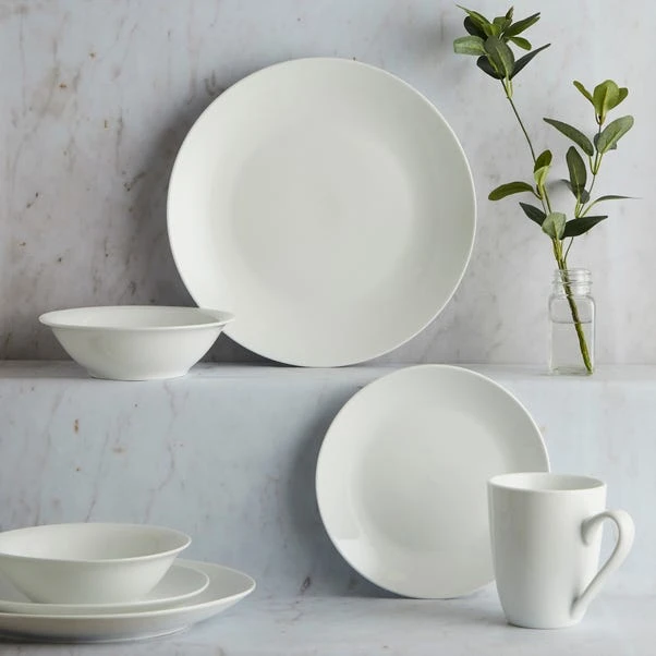 Dunelm Purity 16 Piece Dinner Set 3 Dunelm Purity 16 Piece Dinner Set