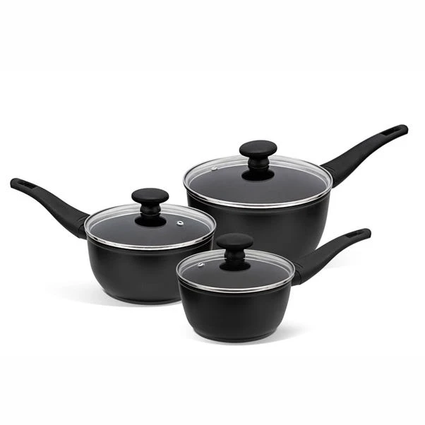 Prestige Thermo Smart Aluminium 3 Piece Pan Set 3 Prestige Thermo Smart Aluminium 3 Piece Pan Set