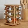 Dunelm Bamboo Rotating Spice Rack -Kitchen Warehouse 30687308