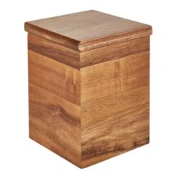 Dunelm Acacia Wooden Kitchen Canister