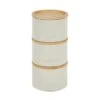 Dunelm Set Of 3 Cream Metal Stacking Canisters 1 Dunelm Set Of 3 Cream Metal Stacking Canisters -Kitchen Warehouse 30689074
