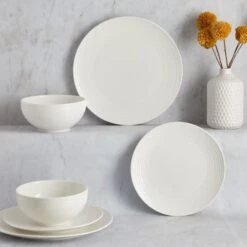 Dunelm Paige 12 Piece Dinner Set