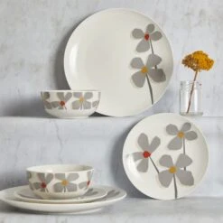 Dunelm Lena 12 Piece Dinner Set