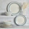 Dunelm Riviera Blue 12 Piece Dinner Set -Kitchen Warehouse 30717779