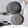 The Edited Life Urban Charcoal 12 Piece Dinner Set -Kitchen Warehouse 30718087