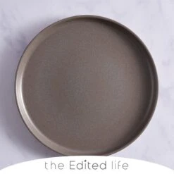 The Edited Life Urban Dinner Charcoal Plate