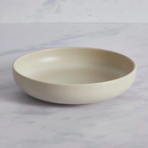 The Edited Life Urban Cream Stoneware Pasta Bowl 3 The Edited Life Urban Cream Stoneware Pasta Bowl