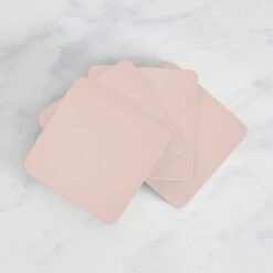 Dunelm Set Of 4 Painted Wooden Coasters