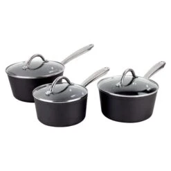Scoville Neverstick 6 3 Piece Saucepan Set