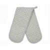 Dunelm Grey Dottie Double Oven Gloves -Kitchen Warehouse 30726273