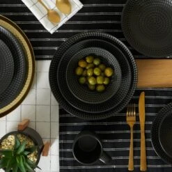 Dunelm Set Of 3 Zen Tea Towels -Kitchen Warehouse 30734213 alt08