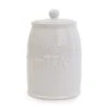 Dunelm White Hearts Tea Canister -Kitchen Warehouse 30737432