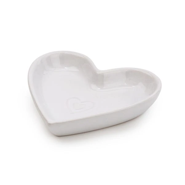 Dunelm Hearts White Teabag Tidy 4 Dunelm Hearts White Teabag Tidy - Image 2