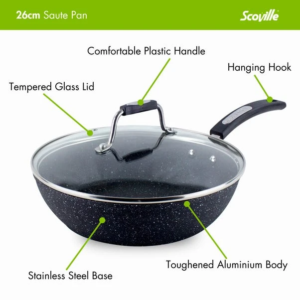 Scoville Neverstick 26cm Saute Pan 8 Scoville Neverstick 26cm Saute Pan - Image 6