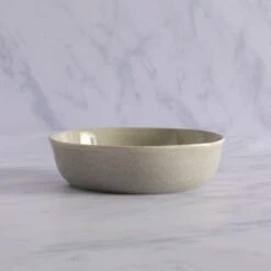 Dunelm Amalfi Grey Stoneware Pasta Bowl