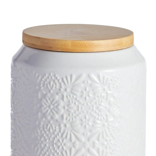 Dunelm Pretty Boho Kitchen Canister 5 Dunelm Pretty Boho Kitchen Canister - Image 3