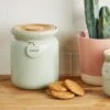 Dunelm Sage Hang Tag Biscuit Canister -Kitchen Warehouse 30753812