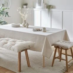 Dunelm Linford Stripe Tablecloth