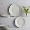 Dunelm White Rim 12 Piece Dinner Set 1 Dunelm White Rim 12 Piece Dinner Set -Kitchen Warehouse 30757879