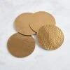 Dunelm Gold Hammered Barware Coasters 2 Dunelm Gold Hammered Barware Coasters -Kitchen Warehouse 30778285