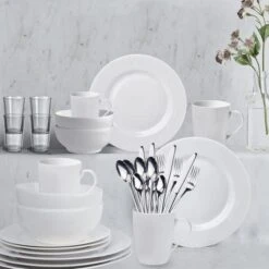 Dunelm Composite 36 Piece Dinner Set