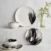 Dunelm Abstract Brushstroke 12 Piece Dinner Set -Kitchen Warehouse 30794664
