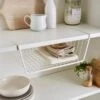 Dunelm White Wire Under-Shelf Storage Basket -Kitchen Warehouse 30795872