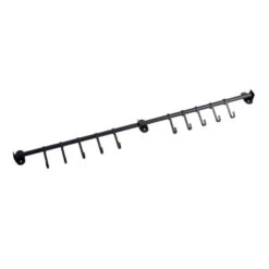 Dunelm Pack Of 10 Matte Black Rail Hooks -Kitchen Warehouse 30795878 alt02